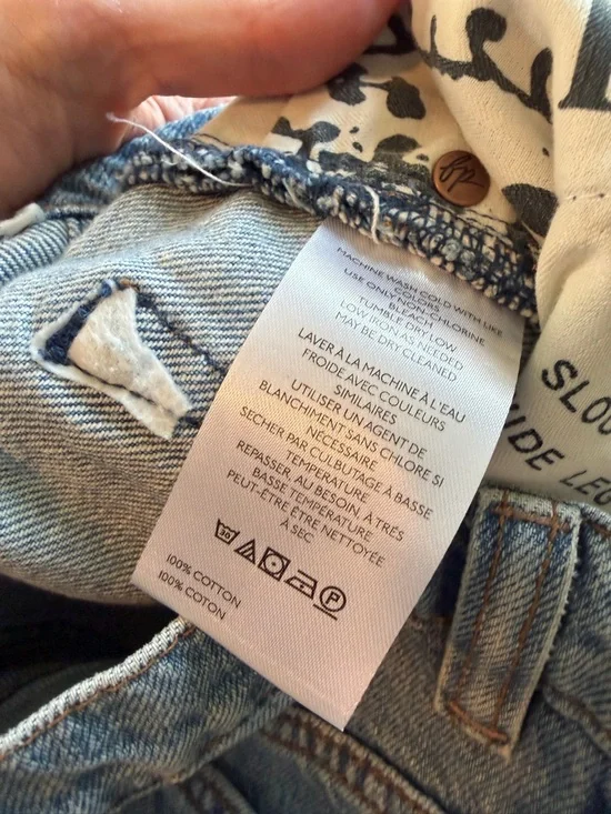 Free People We The Free Eden High Slouchy Flare Jeans NWT 27 Fast Forward - Picture 10 of 11